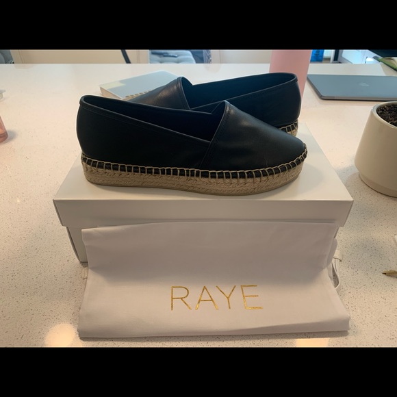 BRAND NEW! RAYE Yuma espadrille in black size 6.5 - Picture 4 of 6